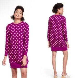 Victor Glemaud x Target Pink Polka Dot Sweater Dress Size Small